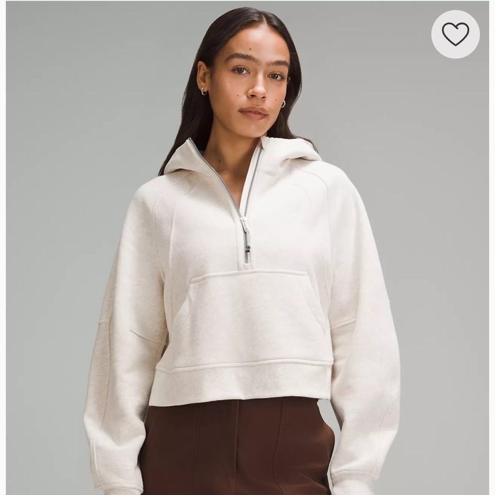 Lululemon Oversized Cropped Scuba Hoodie